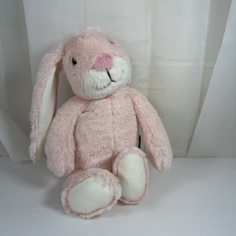 Hallmark Pink Bunny Rabbit Plush‎ Rattle Baby Toy 12"